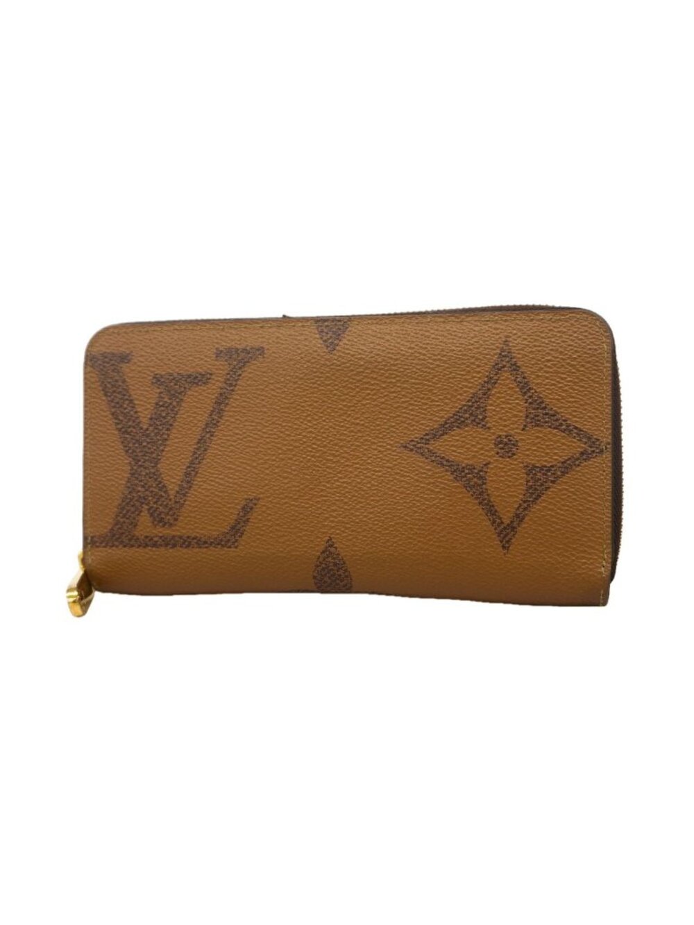 Louis Vuitton Wallet Monogram Giant Reverse Zippy Brown